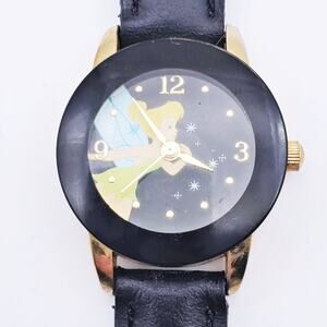 Disney X SII Tinker Bell Black & Gold Watch